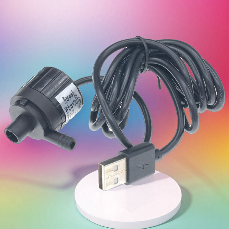 DC23A鱼缸水泵usb5v直流无刷静音高温水陆两用水泵陶瓷轴微型水泵|undefined
