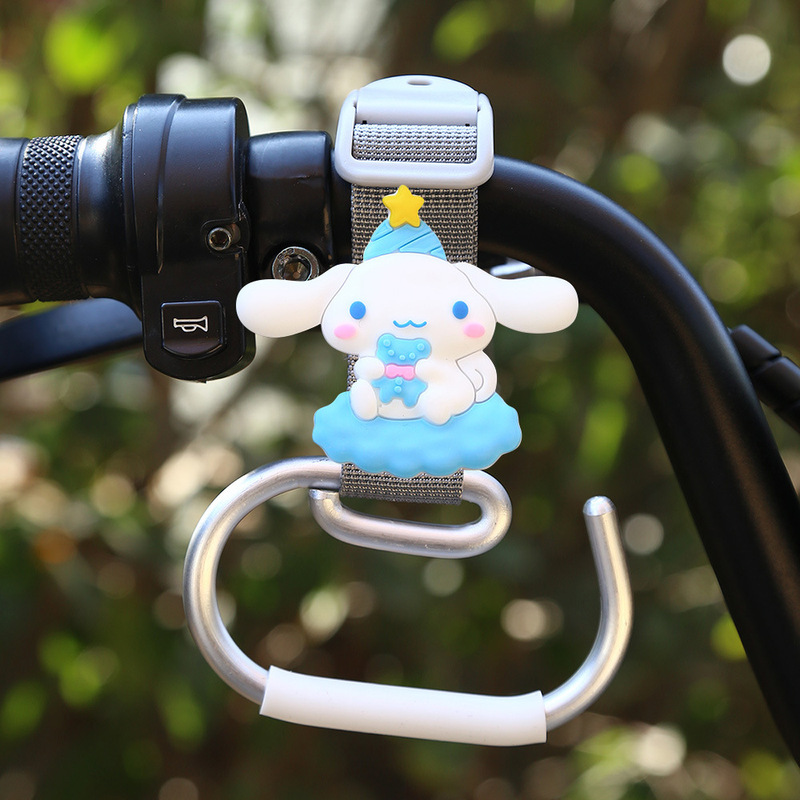 電気自動車のフックの前の漫画のかわいいベビーカーの荷重のフックの神器の小さい毛のロバのナイロンのひものフック|undefined