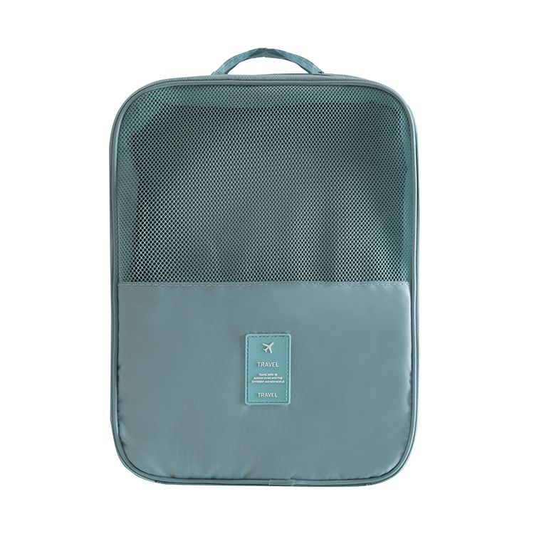 Super gran capacidad puede contener tres pares de zapatos conveniente bolsa de almacenamiento de tela Oxford cubierta impermeable equipaje trolley zapatos de almacenamiento
