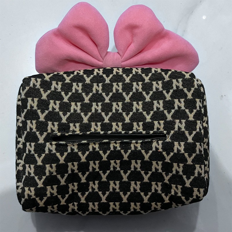 Caja de pañuelos de coche caja de pañuelos de coche de alta calidad suministros de decoración de coche lindo coche colgando caja de pañuelos