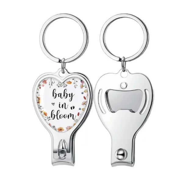 Nail Scissors with Printed Text, Multifunctional Nail Clippers, Three-In-One Single Nail Trimmer, Corporate Gifts, Advertising Printing, Engraving