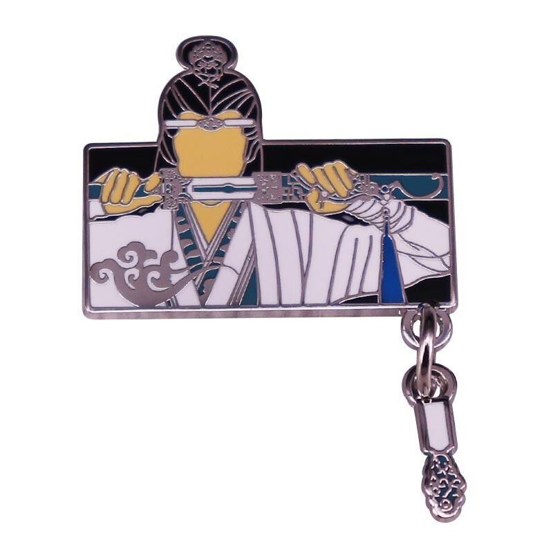 Chen Qingling Lan Wangji Brooch Ancient Costume Fairy Tale Tv Series Inspiration Badge