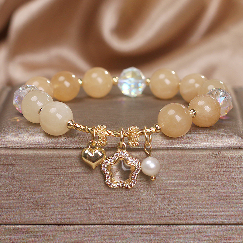 Super Sweet Mori Style Citrine Bracelet