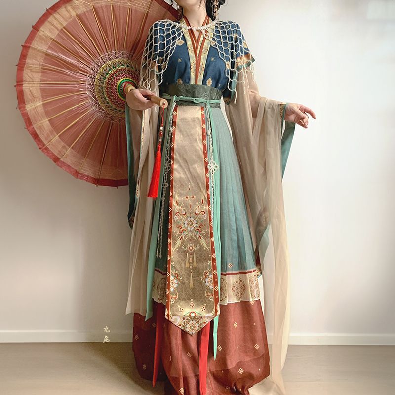 Wei and Jin Style Fairy Clothing Restored Hanfu Women's Improved Traditional Clothing Suit