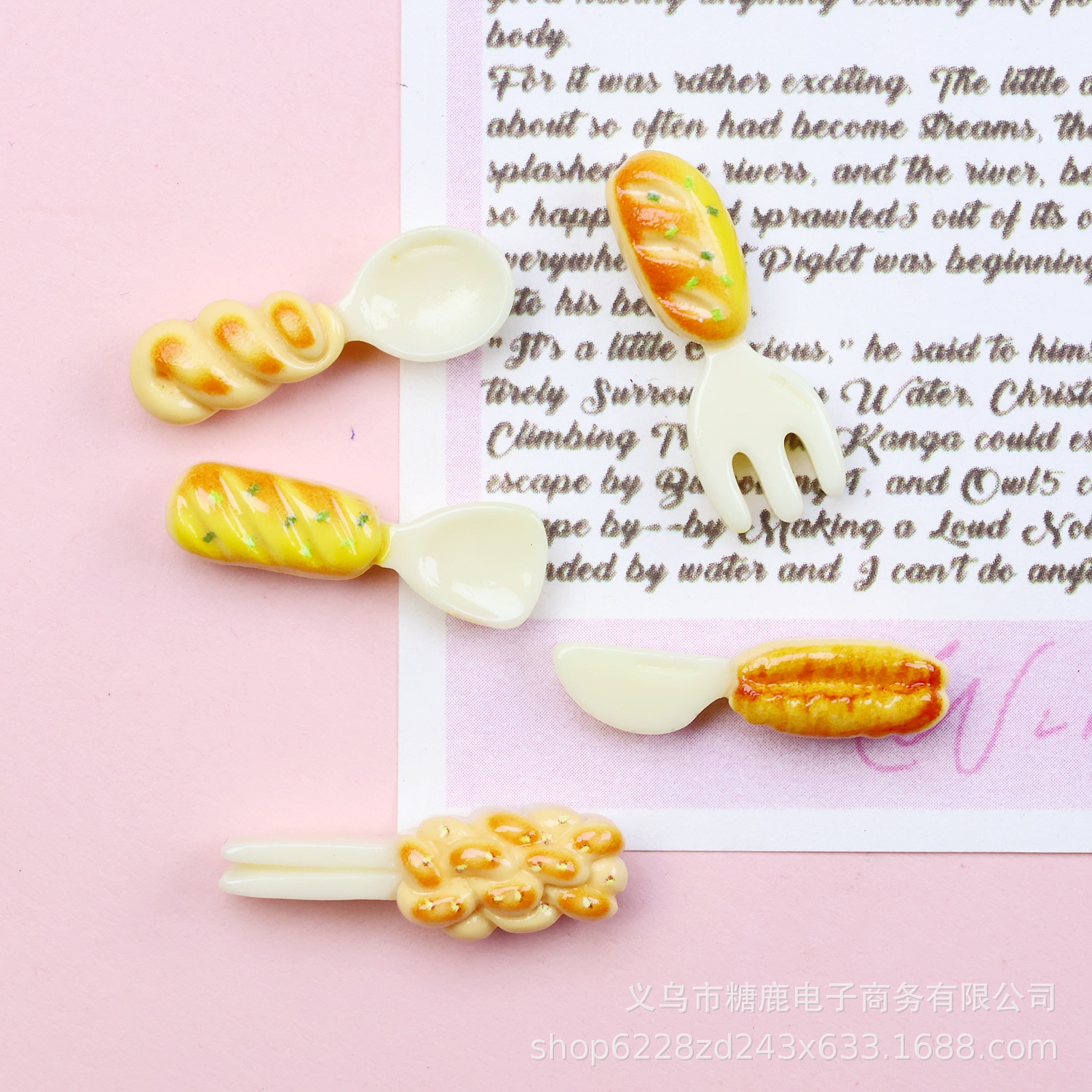 ミニ食人種ナイフフォークスプーン食人種樹脂アクセサリークリームヘアクリップ携帯ケース冷蔵庫キーホルダー