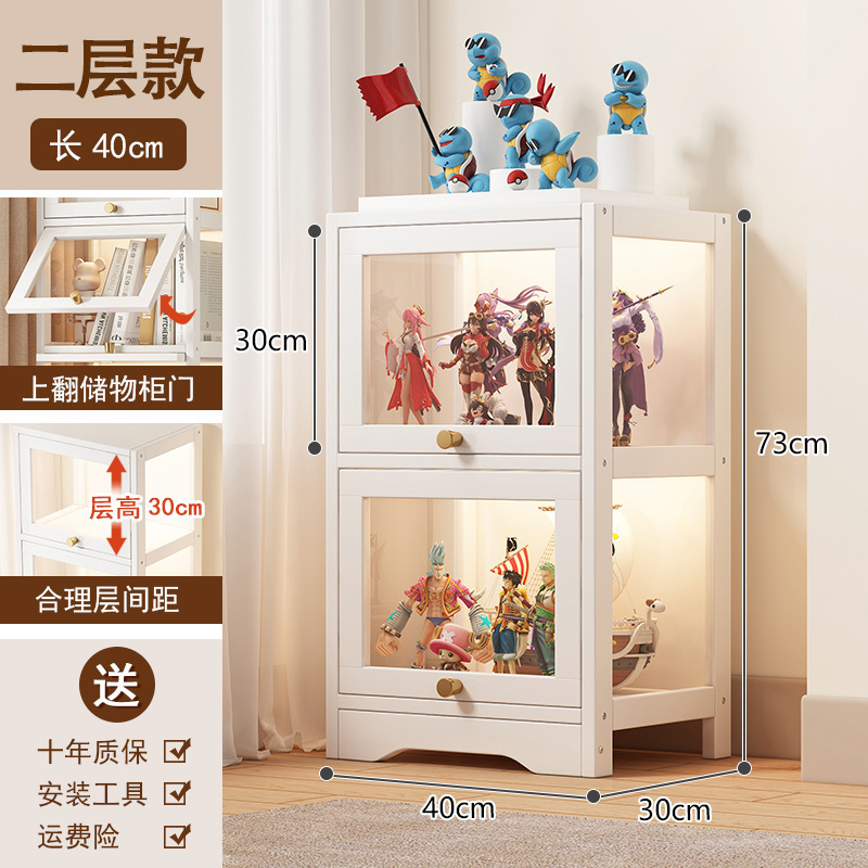 ハンドメイドキャビネット透明アクリルレゴライスディスプレイキャビネット床置き壁掛けホームリビングルーム収納本棚一体型|undefined