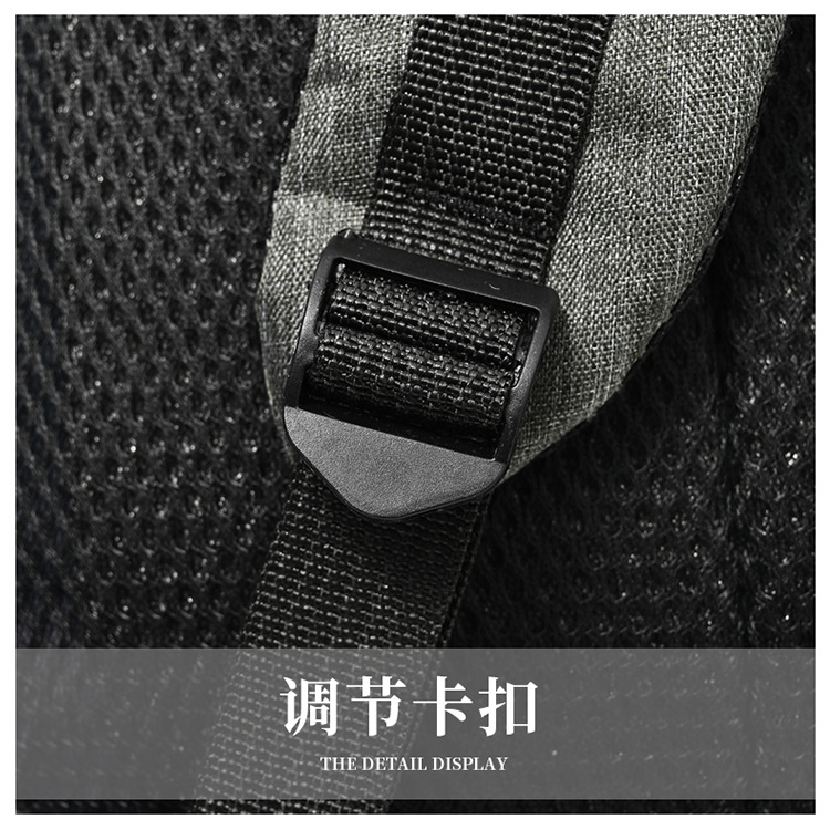 Cross-border Solid Color Business Backpack New Large Capacity Student School Bag Fashion Minimalist Outdoor Travel Casual Shoulder Backpack