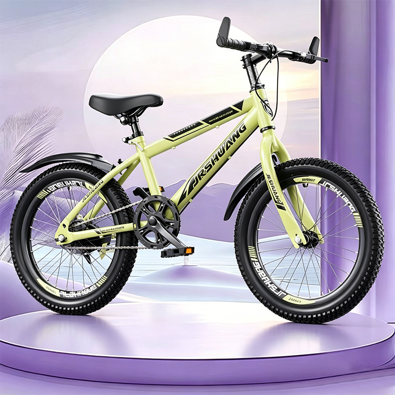 Bicicleta de montaña adolescente de velocidad única varón de velocidad de viaje ligero para mujeres 8 - 16 años de seguridad image 18