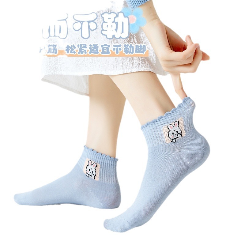 Zhuhaoyi primavera y otoño calcetines de mujer, calcetines cortos de alta calidad, calcetines de barco poco profundas, calcetines de verano para niñas