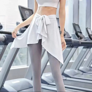 Sports Short Skirt for Women to Cover Buttocks and Prevent Exposure, Mountaineering One-Piece Half-Length Tennis Skirt, Casual Summer Running Fitness Yoga