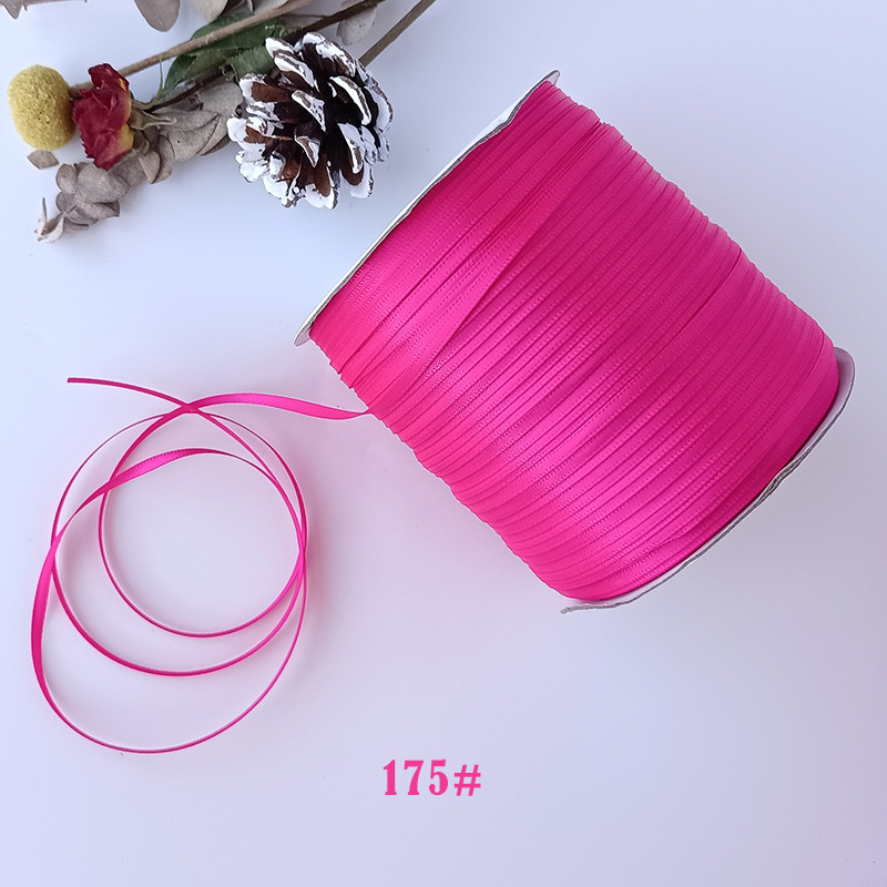 Cifrado 1 punto 0. 3cm3mm de doble cara correa de poliéster correa de color mini arco etiqueta cinta de embalaje al por mayor