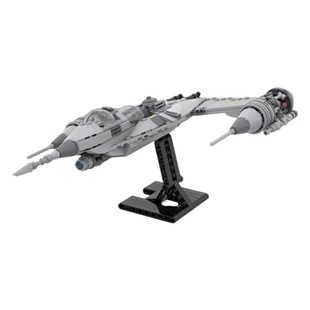MOC-99914 compatible with Lego Star Wars Mandalorian Nabu star fighter assembled building blocks with bracket