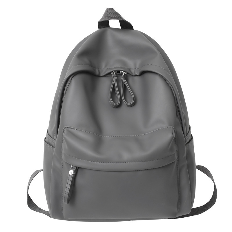 2022 nueva mochila escolar de cuero suave para estudiantes de secundaria mochila femenina simple casual moda mochila de viaje de gran capacidad para hombres