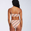 New split bikini high waisted swimsuit