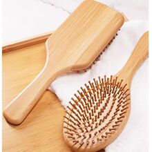 厂家直销加工楠竹气囊梳实木头皮梳子卷发顺发大板按摩气垫梳