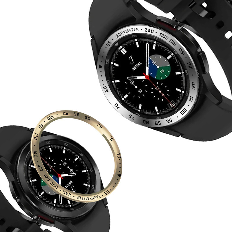 Suitable for Samsung Galaxy Watch4 Classic Bezel Scale Ring Metal Protection Ring 46Mm/42Mm Suitable for Samsung Galaxy Watch4 Classic Bezel Scale Ring Metal Protection Ring 46Mm/42Mm