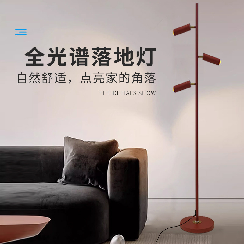 Atmospheric Sunset Spotlight Live Broadcast Room Background Bedside Table Floor Lamp Full Spectrum Living Room Personalized Creative Floor Lamp