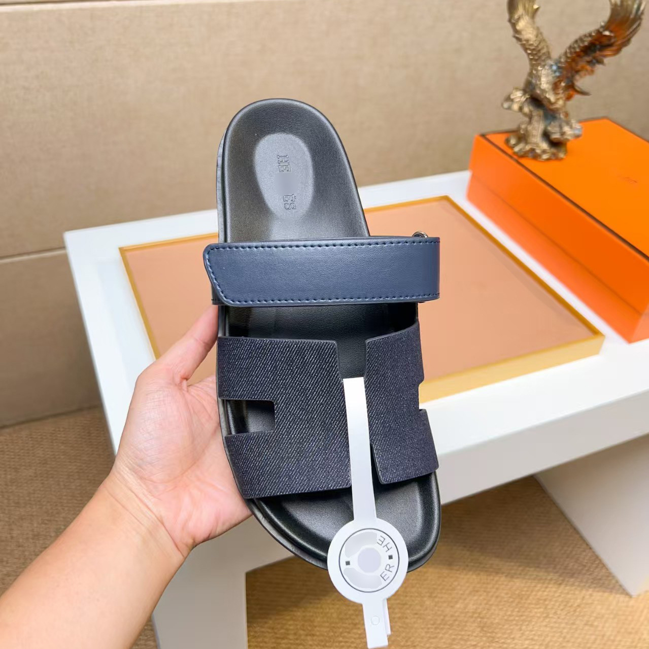 Hermes Slide Leather
