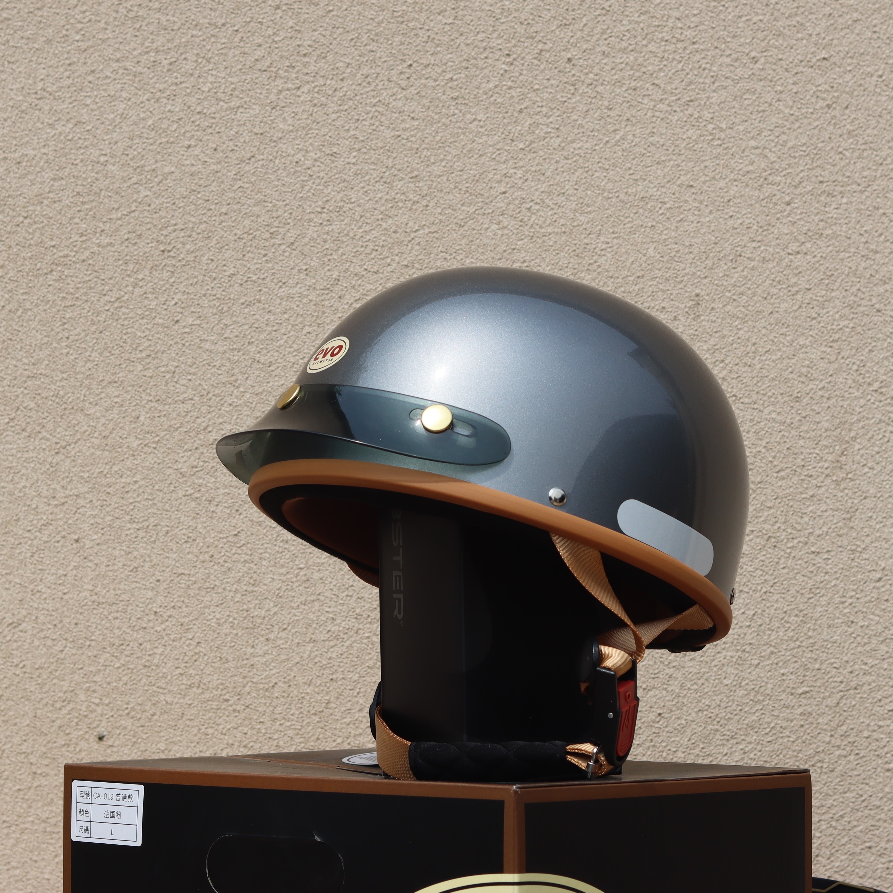 Taiwan Retro Half Helmet Motorcycle Electric Lightweight 3C Summer