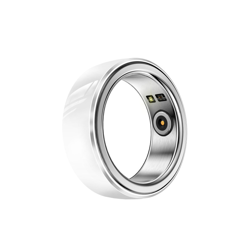 Anillo inteligente transfronterizo, frecuencia cardíaca de cerámica, detección de oxígeno en sangre, conteo de pasos, modo de ejercicio, detección de salud del sueño, con almacén de carga