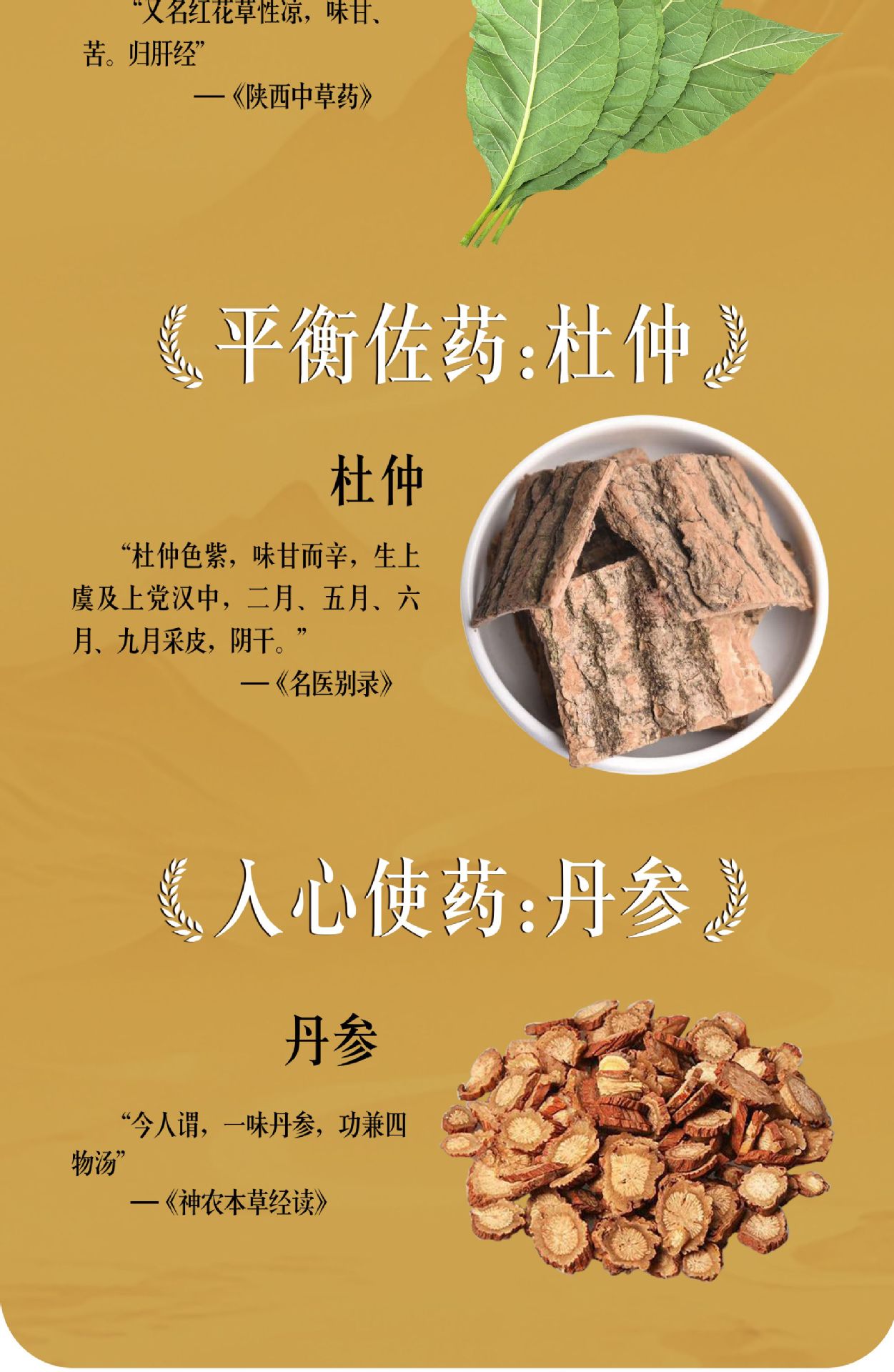 Tongmai Su Dan Shen Du Zhong Luo Bu Ma Ye Capsules 0.4g Traditional Herbal Support for Middle-Aged and Older Adults quality and texture