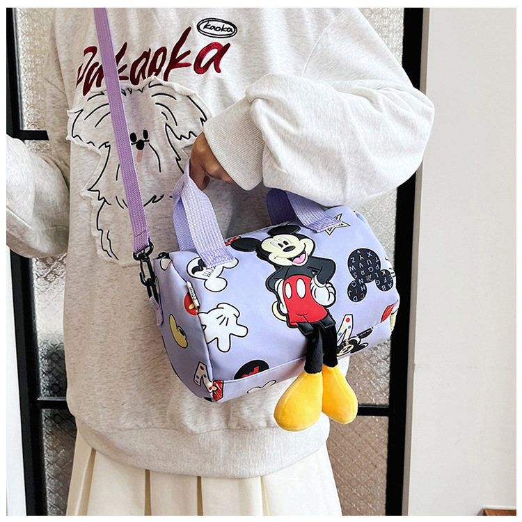 In 2024, the best-selling children's bags will feature cute Mickey Mouse-patterned bowling bags for girls, casual hand-held shoulder bags, and a unique style undefined