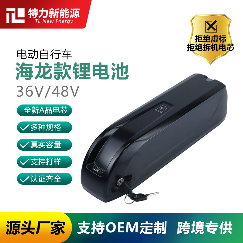 厂家直销 电动车锂电池36V/48v海龙款改装山地助力自行车锂电池