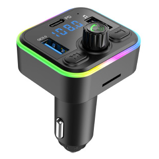 P8 с PD bluetooth автомобильный MP3-плеер цветной атмосферный светильник FM-передатчик QC3.0 быстрая зарядка автомобиля
