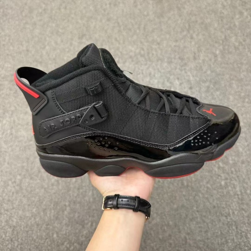 Putian Goods Air six Crown Men 's High Beauty Crown Sports absorbent Spring Professional basket shoes