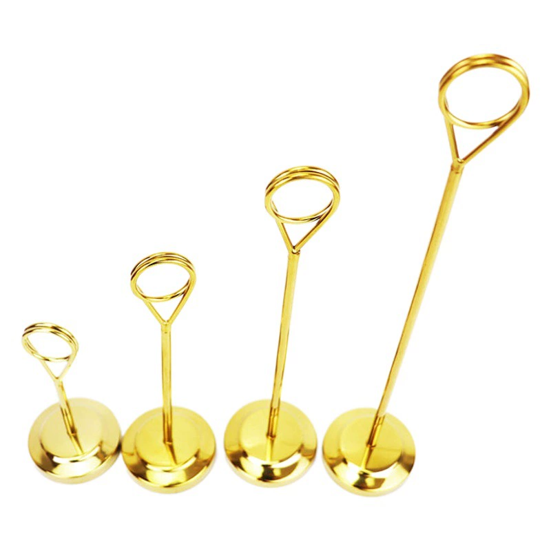 Нержавеющая сталь титановая золотая пластина держатель пластины Отель Ресторан свадебный стол номерной знак стол карта место держатель карты