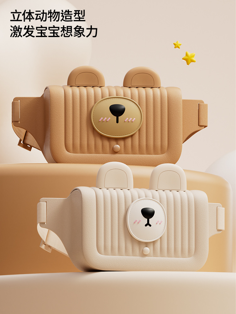Bolsos de cintura para niños EVA, bolsos de pecho casuales para animales, bolsos de viaje deportivos al aire libre, bolsos de cambio, bolsos de hombro