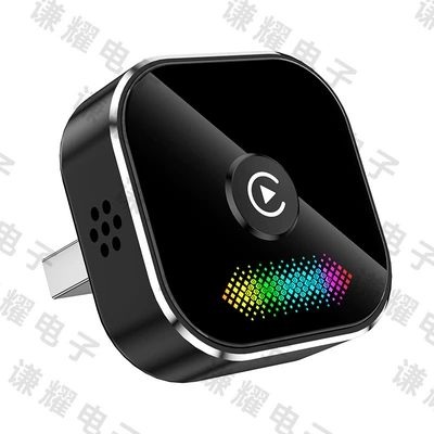 Simsiz CarPlay və Android Auto, Wired-To-Wireless Box, Smart - q1a-center-button-model-black-with-white-label-and-light-wireless-carplay-plus-android-auto-two-in-one-only-suitable-for-overseas-systems