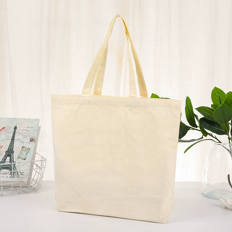 В наличии Хлопковая сумка Раскрашенная вручную Студенческая сумка для покупок Рекламный подарок Холщовая сумка Пустая ручная Холщовая Сумка Логотип для печати