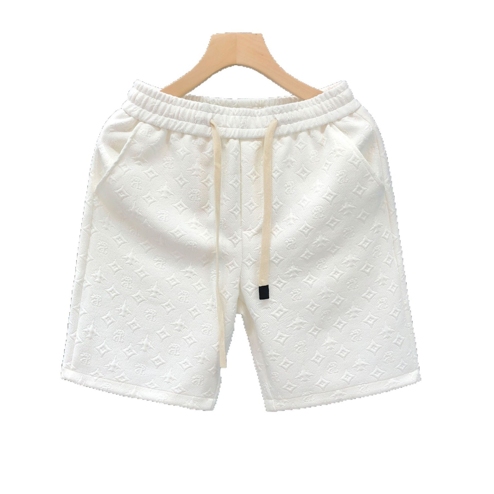 Pantalones cortos casuales de todo fósforo, pantalones de traje para hombre, pantalones de cinco puntos delgados de negocios de marca de moda, pantalones grandes rectos, comercio exterior, venta al por mayor transfronteriza