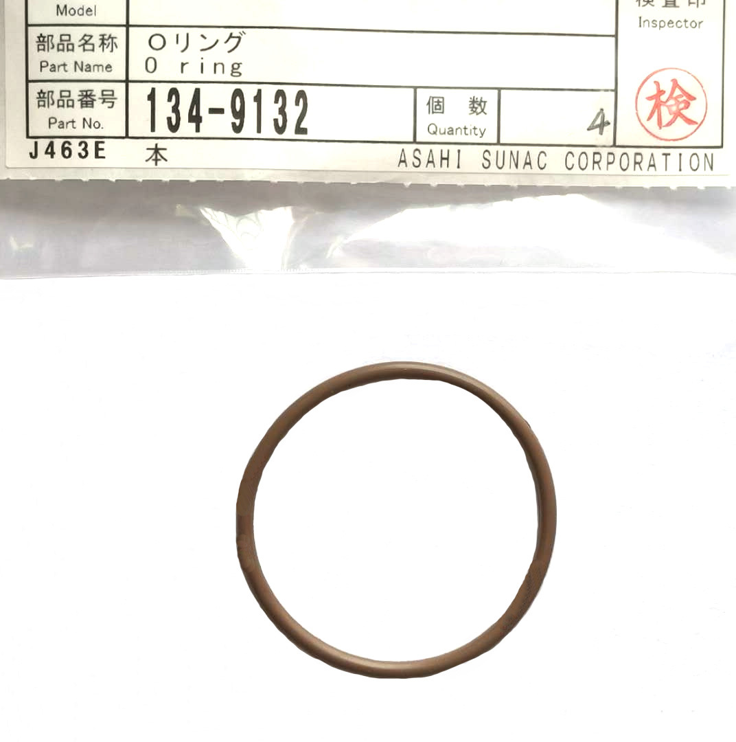 日本正品喷漆氟橡胶静0型圈工业用防水圈电喷枪配件134-9132O型圈