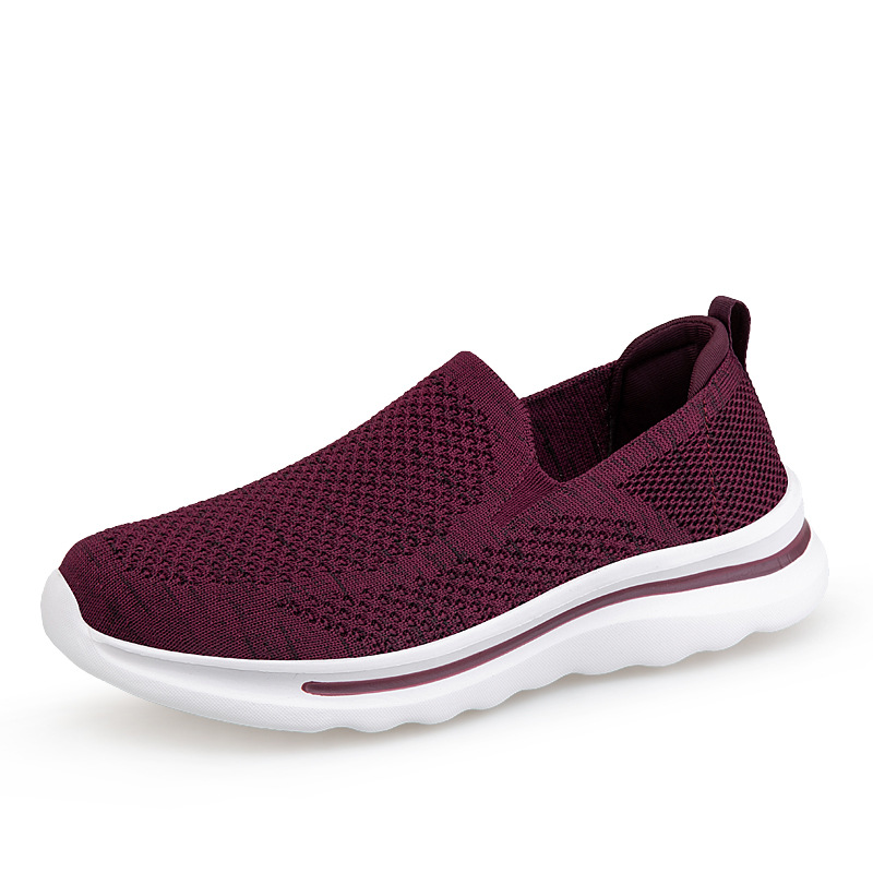 Nuevos zapatos deportivos transfronterizos de madres anti-deslizantes, zapatos de malla de mediana edad y madres image 8