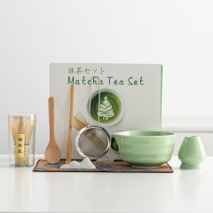 梅子青日式抹茶碗抹茶套装宋代点茶工具套装茶筅百本立45678件套