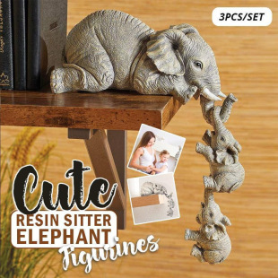 �羳 ĸ�۴���Cute Elephant Figurines �����֬��ˇƷ�[��