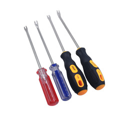 Nail pry screwdriver opening nail pry V-shaped U-shaped elbow sofa car decoration decoration tool door panel pry