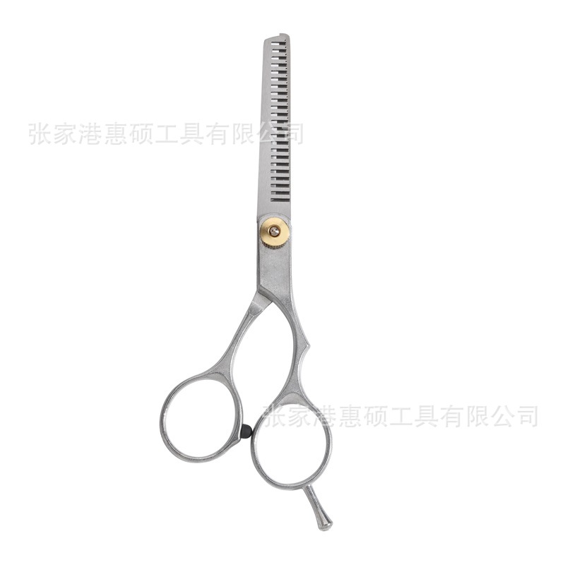 Juego de Tijeras de Peluquería de Acero Inoxidable para Corte Plano y Entresacado