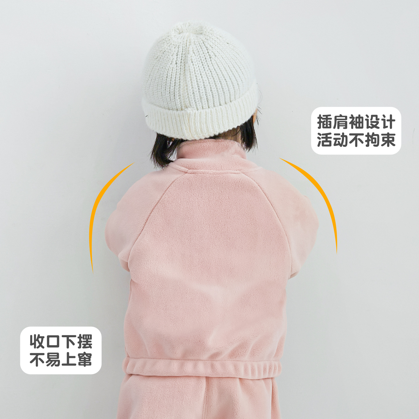Primavera, otoño, invierno, abrigo para niños de un año, terciopelo grueso, ropa de invierno de cuello alto para niños y niñas, chaqueta de bebé. image 4