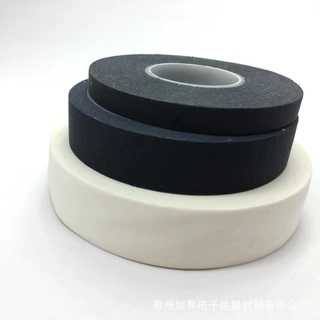 定制排线耐高温高粘绝缘线束 醋酸布胶带手撕无痕排废 胶带