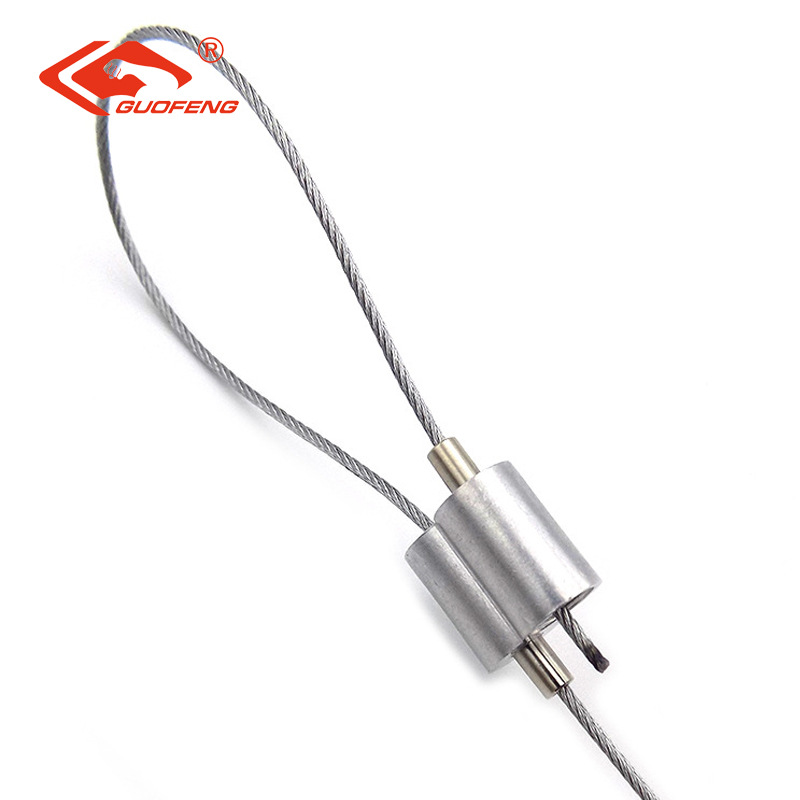 Suministrados directamente del fabricante, cierres de alambre ajustables de dos vías, abrazaderas de alambre ajustables en forma de ocho, hebillas de bloqueo, accesorios para colgar luminarias LED.