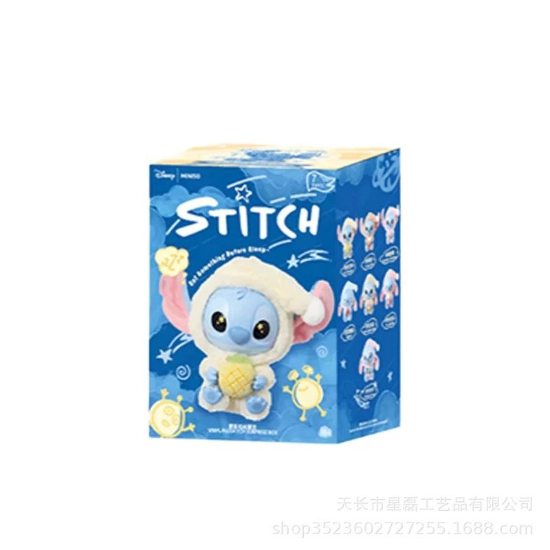 史迪奇盲盒搪胶毛绒盲盒抱甜甜圈再困也要吃一口系列公仔玩具礼物|undefined