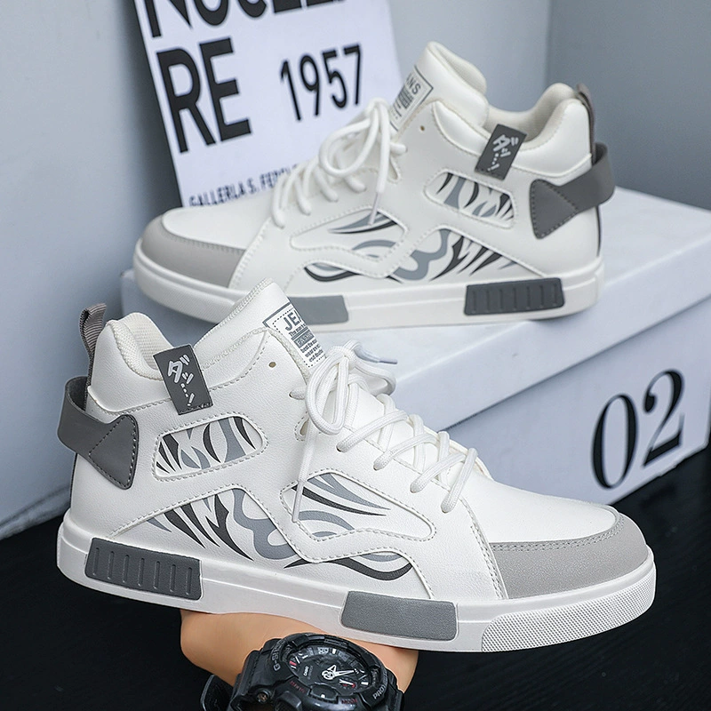 Дешевые кроссовки, мужская модная обувь, осенне-зимняя повседневная модная спортивная обувь с высоким берцем для студентов, мужская обувь большого размера, 46 47