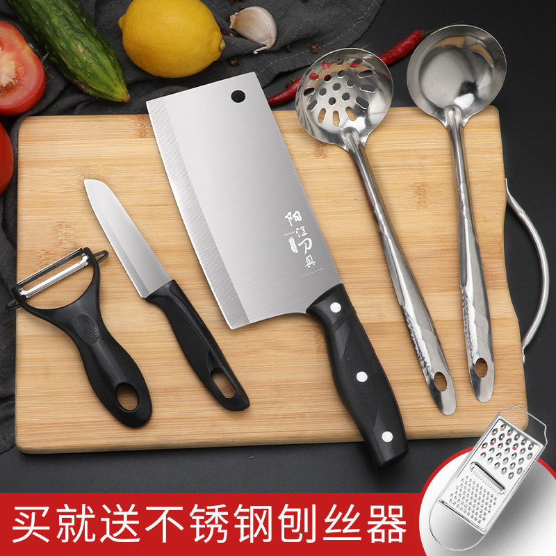 Cuchillo de cocina afilado Yangjiang cuchillo de cocina de cocina cuchillo de cocina dormitorio conjunto de tabla de corte super