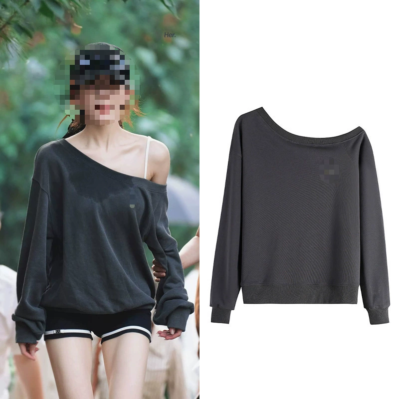 Долгосрочный запас: осенне-зимний комбинезон-топ с открытыми плечами в стиле Сю Ляньяо, Чжао Луси и Сю Янь, модель 2025 года.