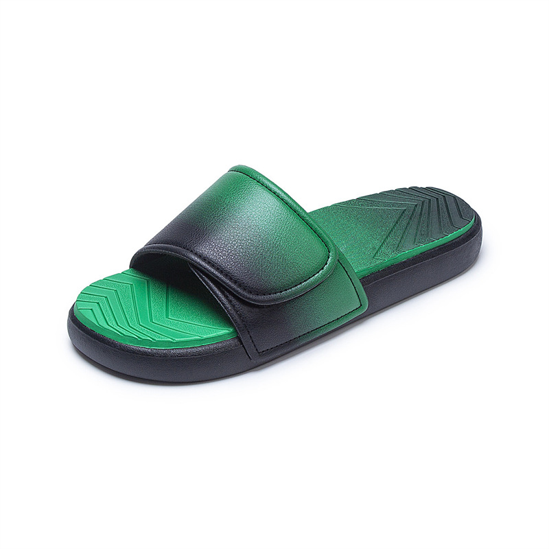 Nueva tendencia de velcro de verano, chanclas transfronterizas de gran tamaño, antideslizantes, transpirables, zapatillas deportivas de moda