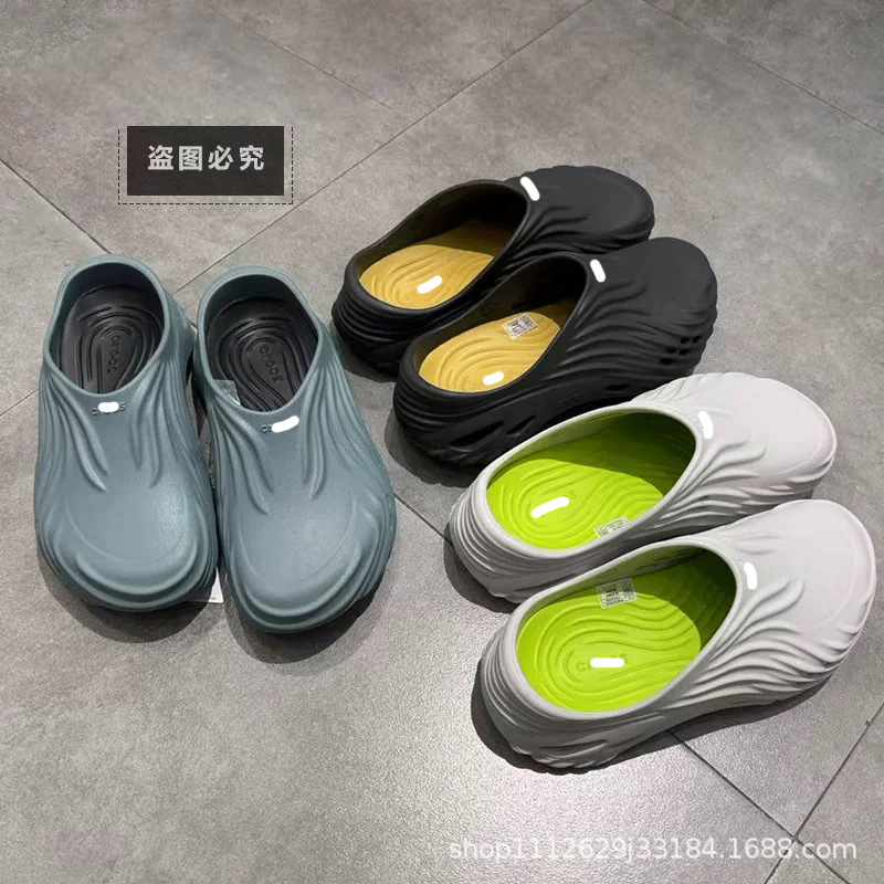 Zuecos de Playa para Hombre de EVA Transpirables Impermeables Ligeros y Antideslizantes para Playa y Exterior image 1