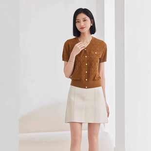 Tencel Sweater Osfeilxia Thin Knitted plus size Women's Top Tencel Top dress